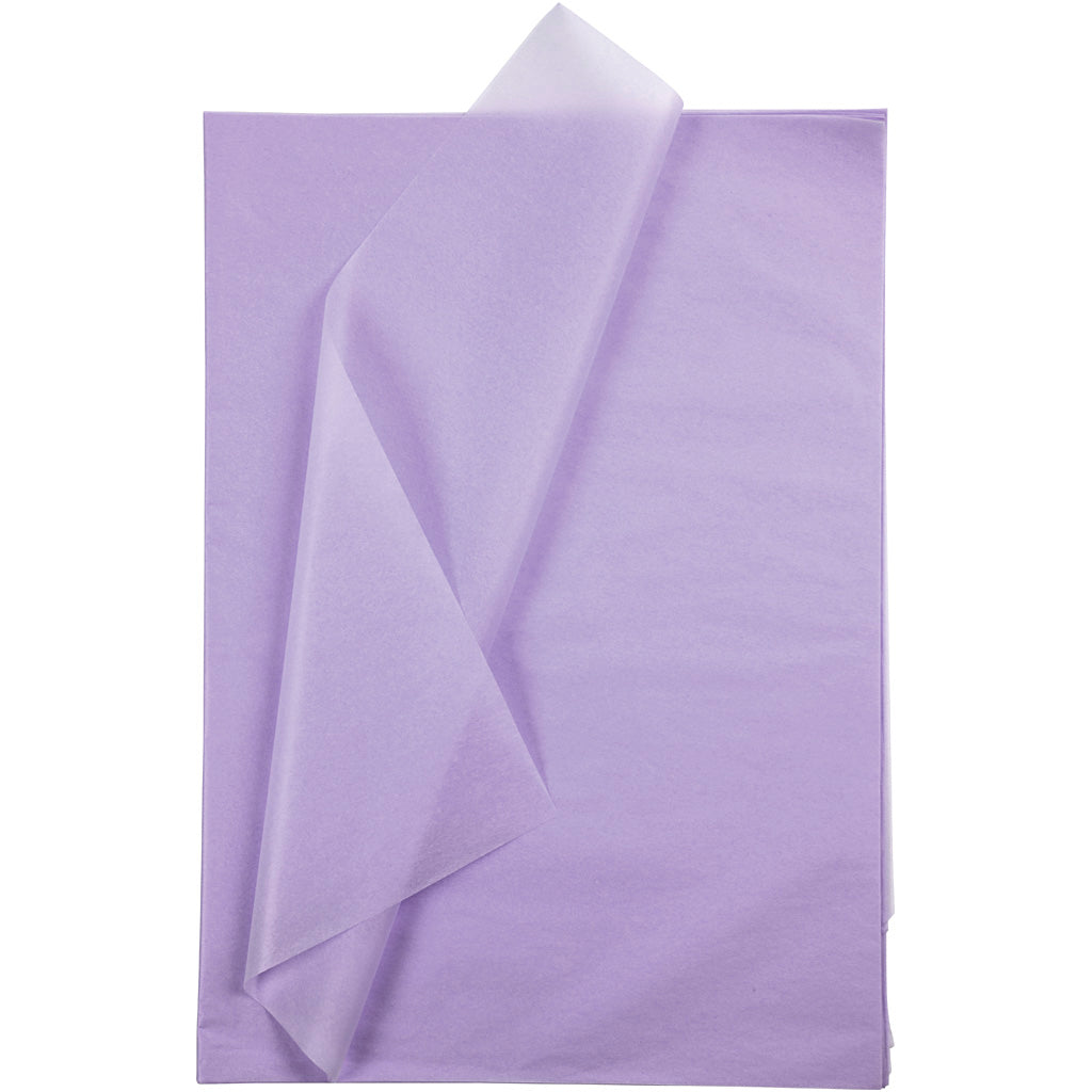 Creativ company tissue paper, sheet 50x70 cm, 17 gr, light purple, 25 sheets 1 box