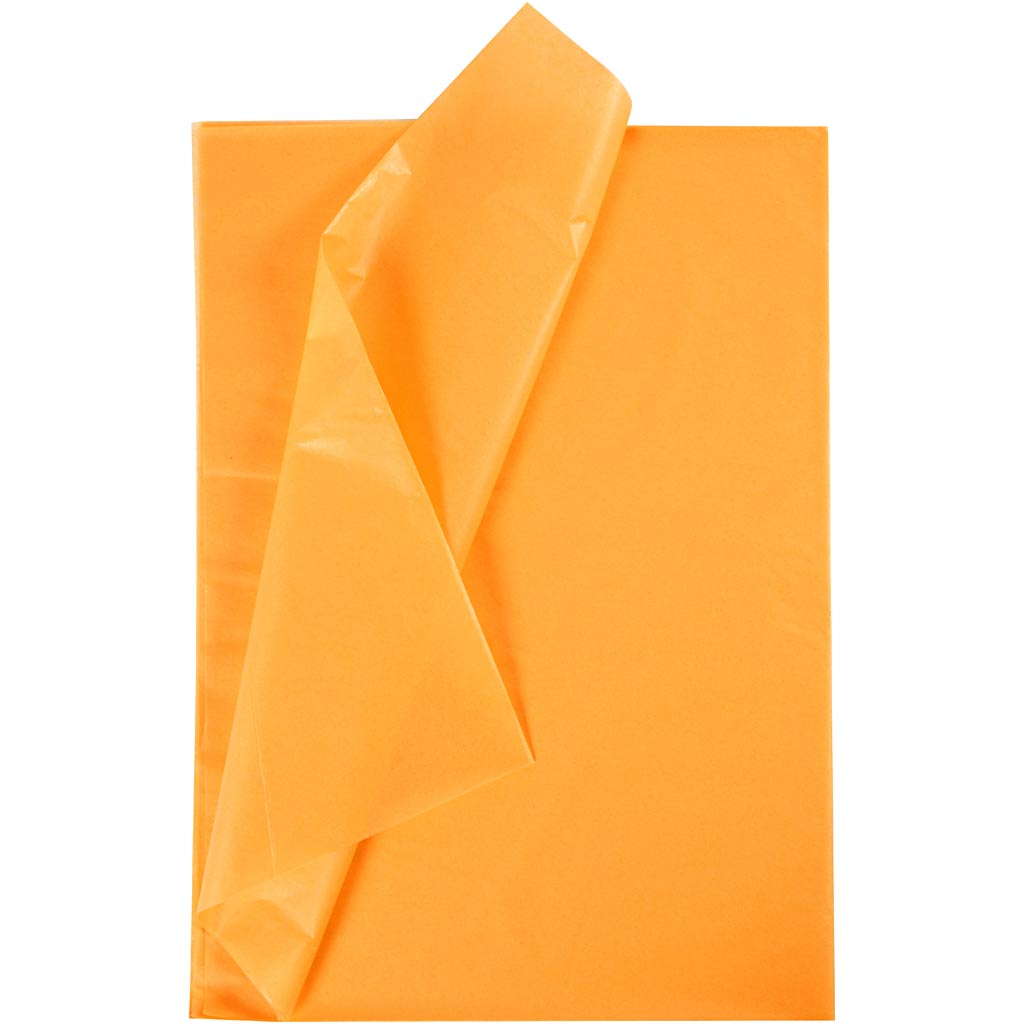 Creativ company tissue paper, sheet 50x70 cm, 17 gr, yellow, 25 sheets 1 box