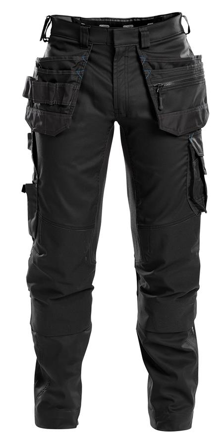 Dassy broek flux p k zwart 58