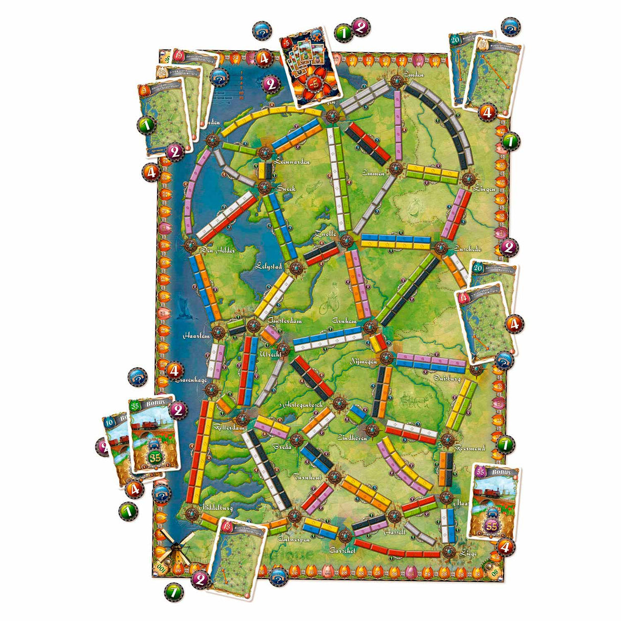 Asmodee Ticket to Ride - Netherlands board game