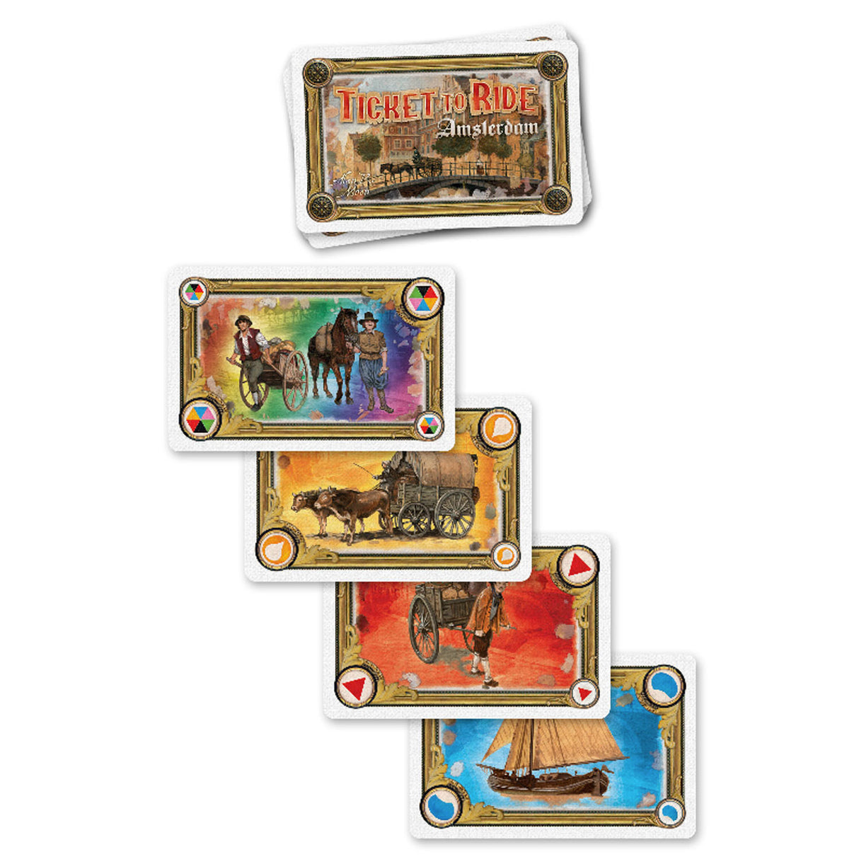 Asmodee -Ticket, um Amsterdam zu fahren