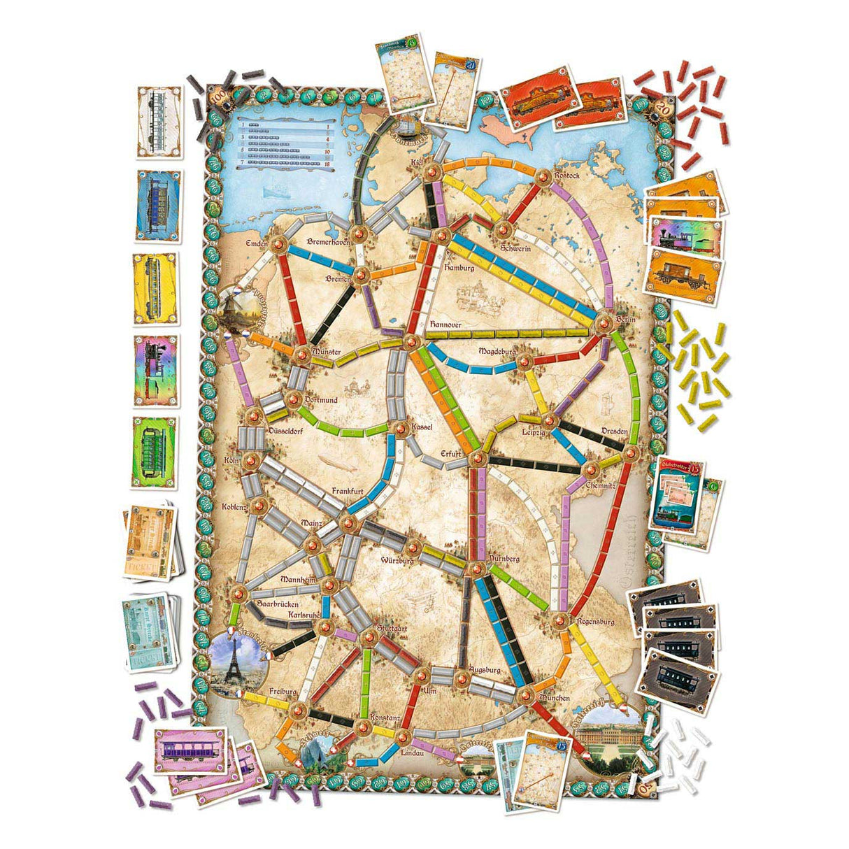 Asmodee Ticket to Ride Germany Board Game