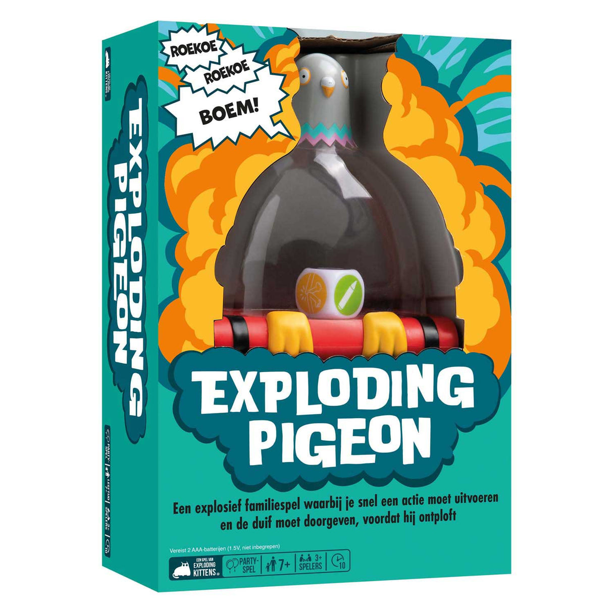Asmodee exploding pigeon - 2+ players
