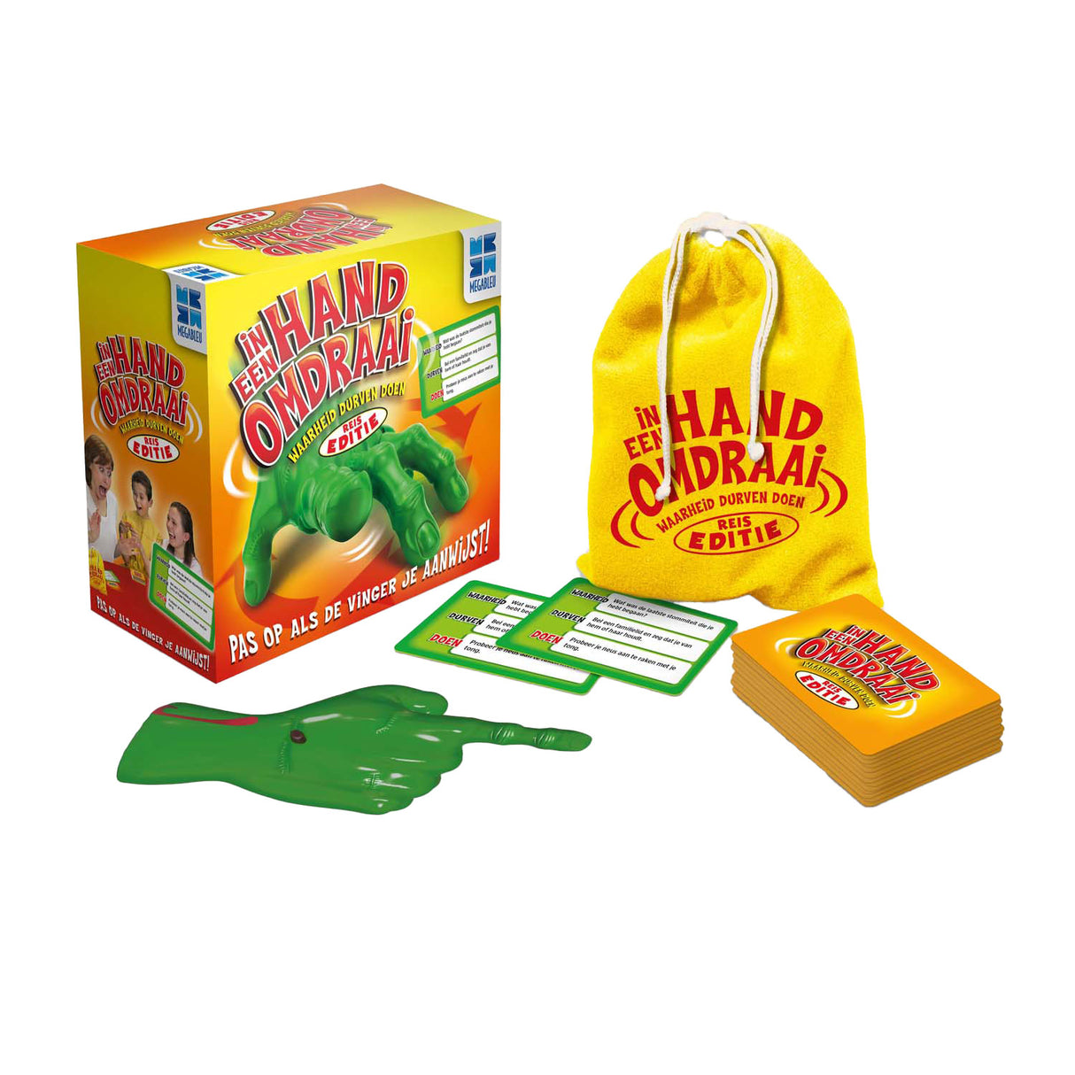 Megableu in an instant travel edition game