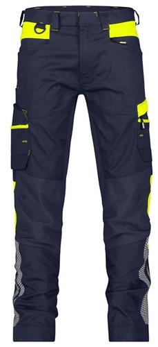 Pantalón Dassy hong kong p k 245gr azul noche amarillo fluorescente 54