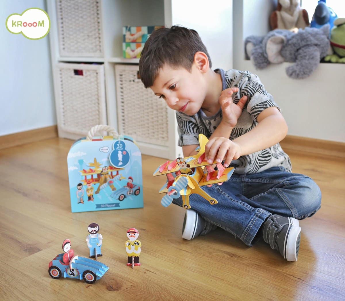 Dam kroom 3d playset build the vehicles and play with them