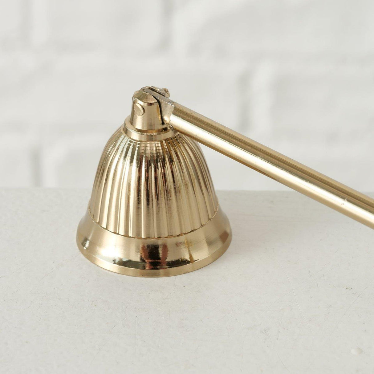 Boltze home kaarsendover champagne 30cm