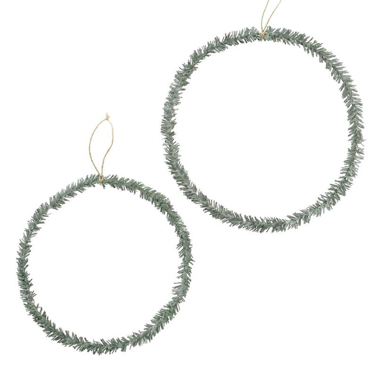 Boltze home decohanger cirkel set a 2 glitter groen