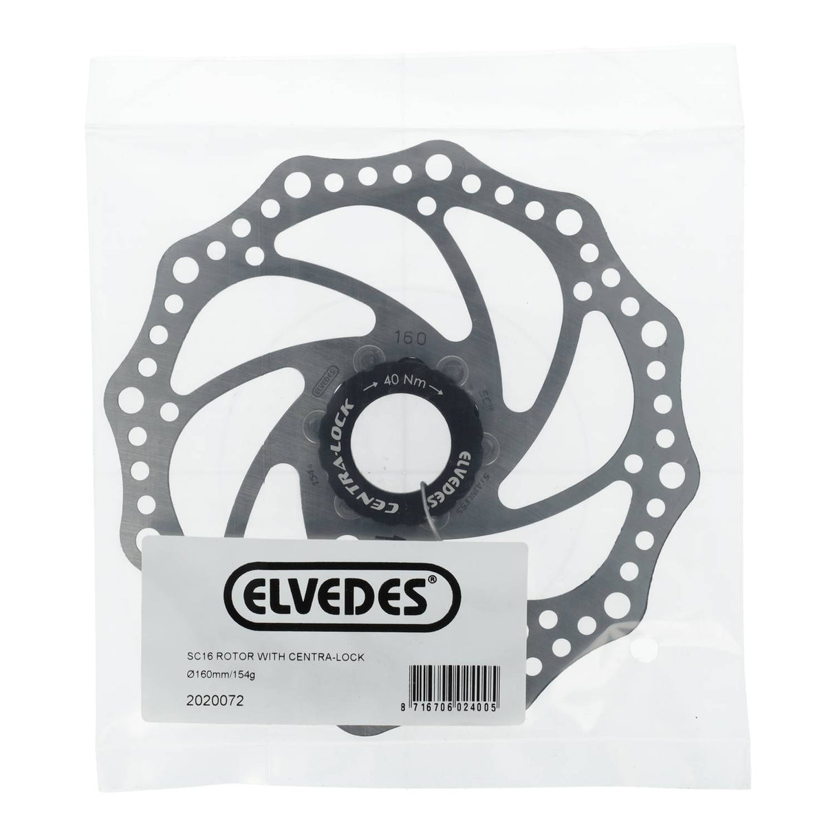 Rotor Elvedes SC16 160 mm de diámetro