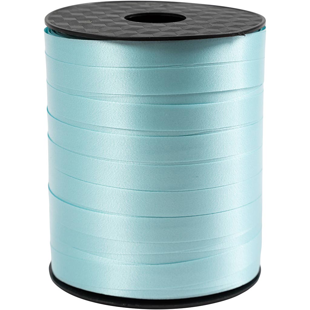 Creativ company gift ribbon, W: 10 mm, light turquoise, 250 m 1 roll
