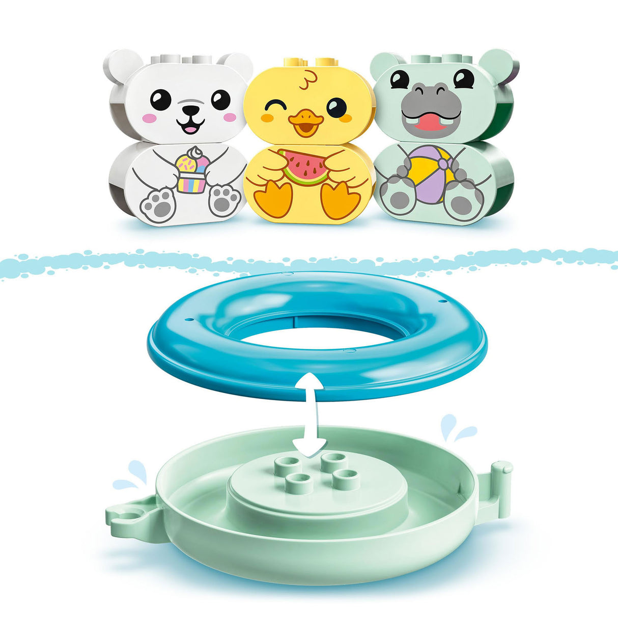 LEGO DUPLO 10965 Pret in the Bath: Floating Zoo