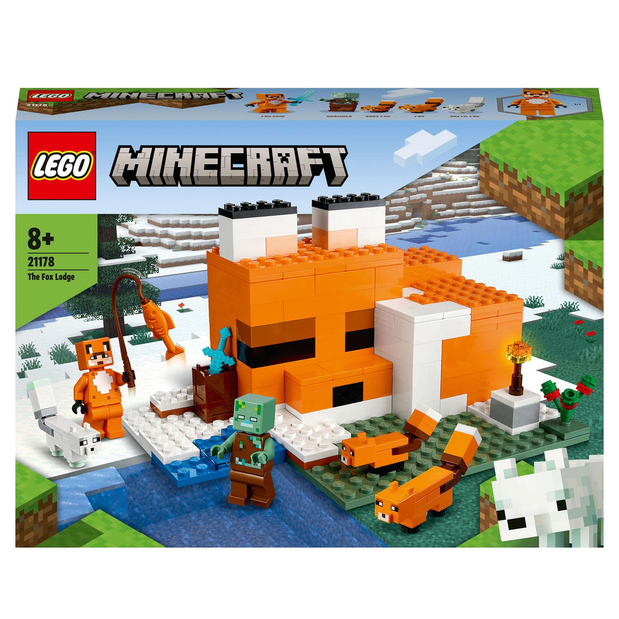 Lego Minecraft 21178 The Fox Hut