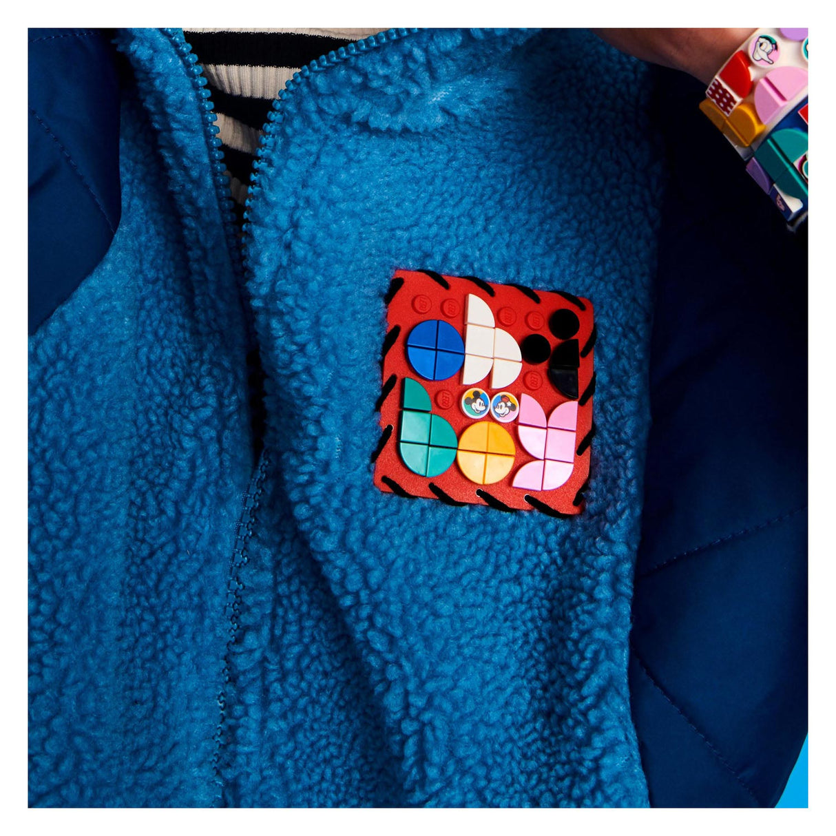 Lego dots 41963 mickey minnie mouse: stitch-on patch