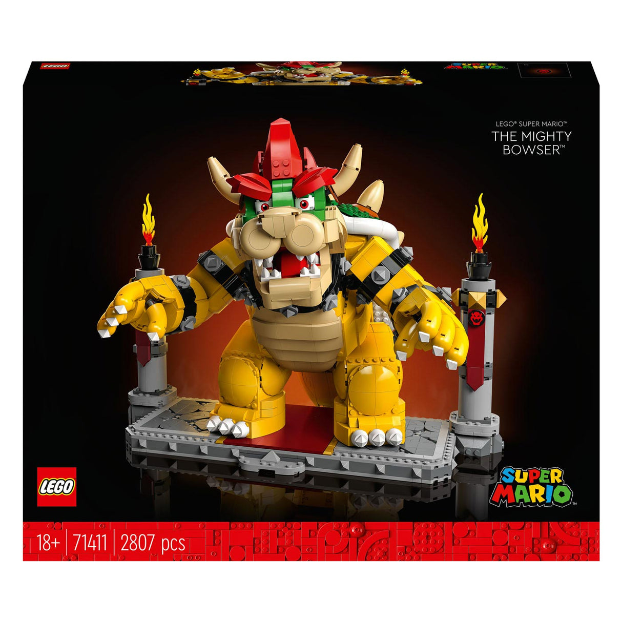 Lego Super Mario 71411 Il potente set di costruzioni del modello Bowser