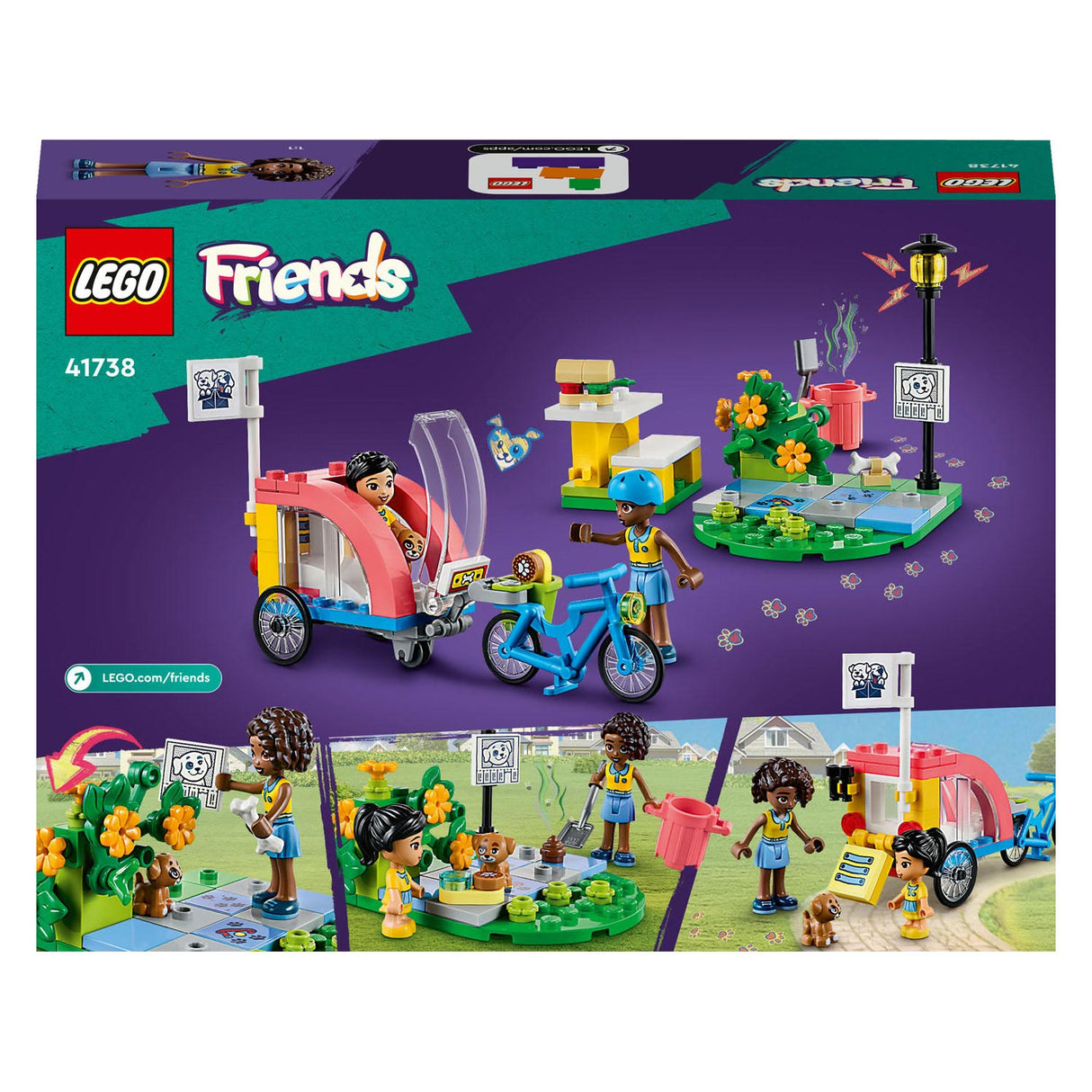 Lego Lego Friends 41738 Hundar räddningscykel