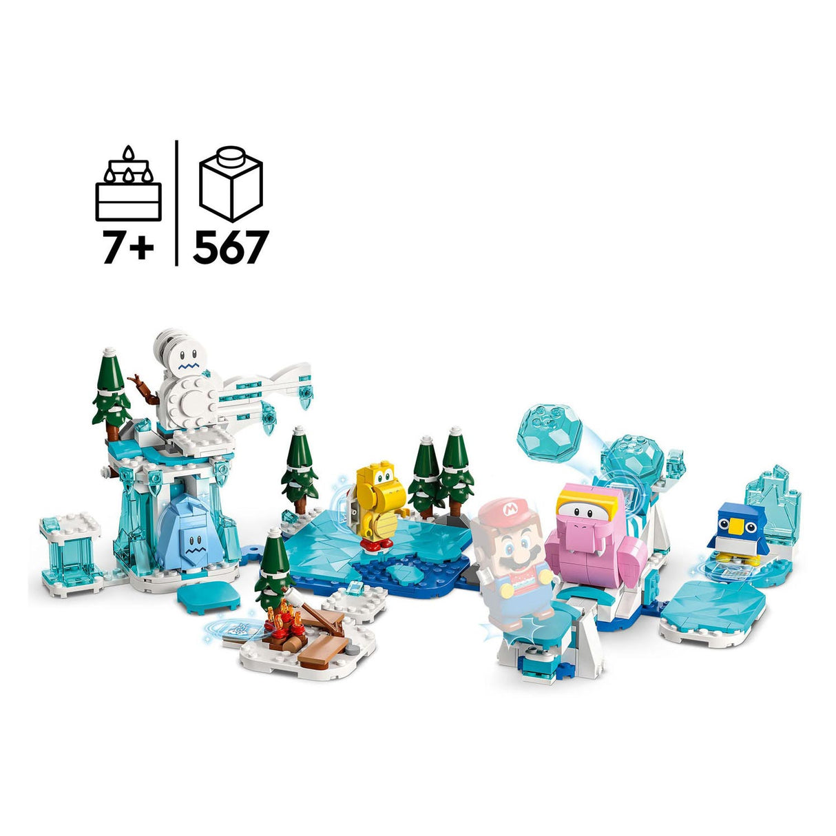 LEGO LEGO Super Mario 71417 Ensemble d'extension: Fliprus Snow Adventure