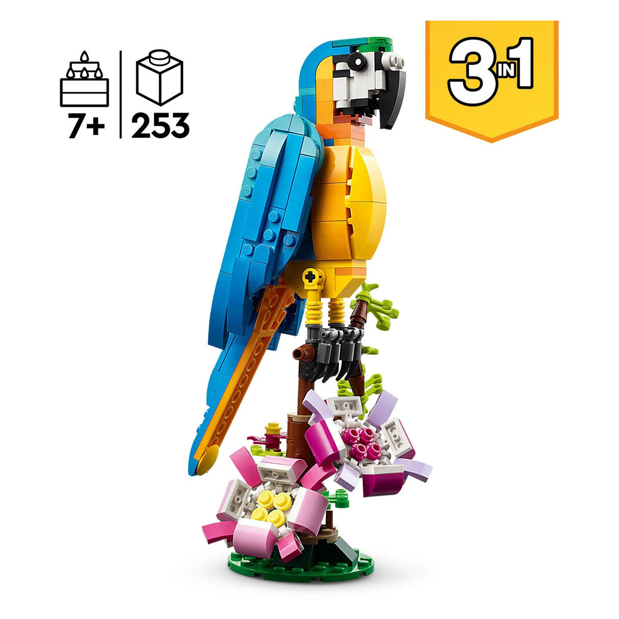 Lego creator 31136 exotic parrot