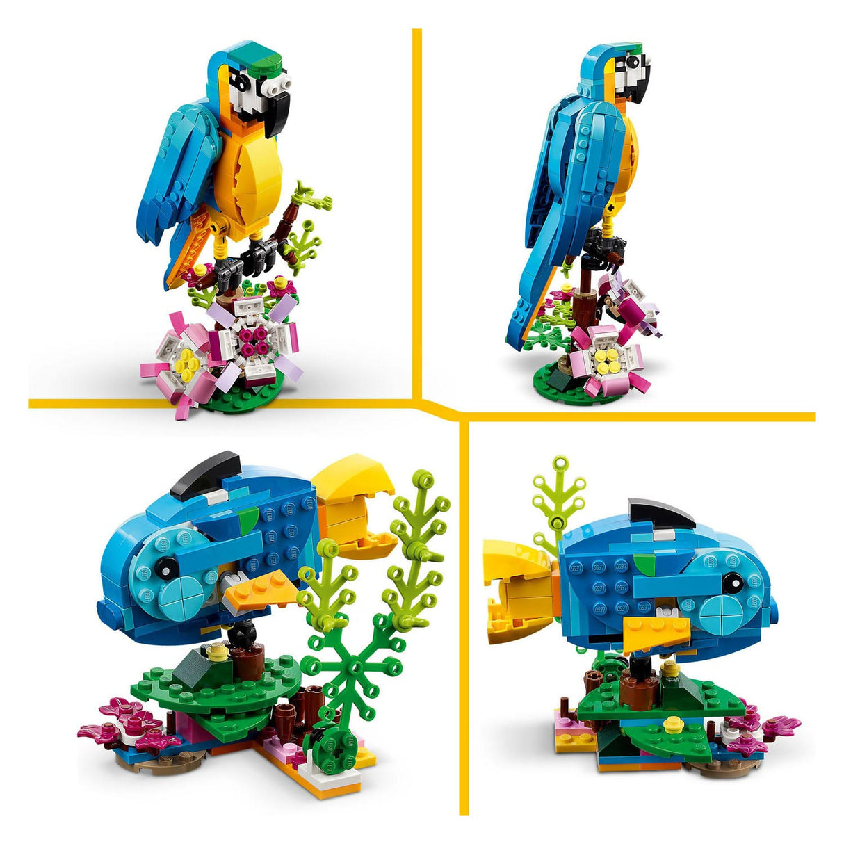 Lego creator 31136 exotic parrot