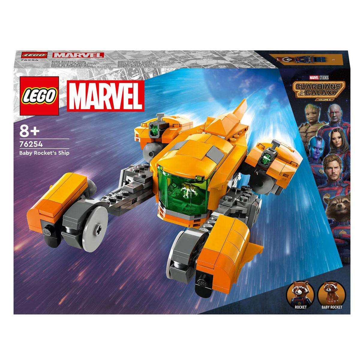 Lego super heroes 76254 the ship of baby rocket