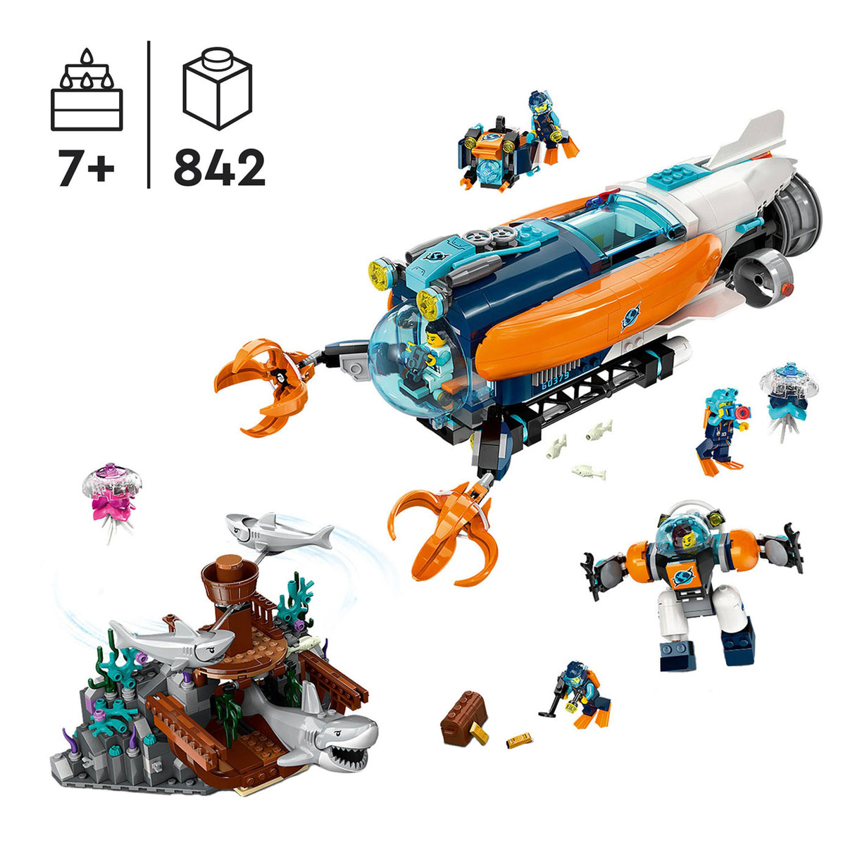Lego Lego City 60379 Gitt fir déif Mier Fuerschung of