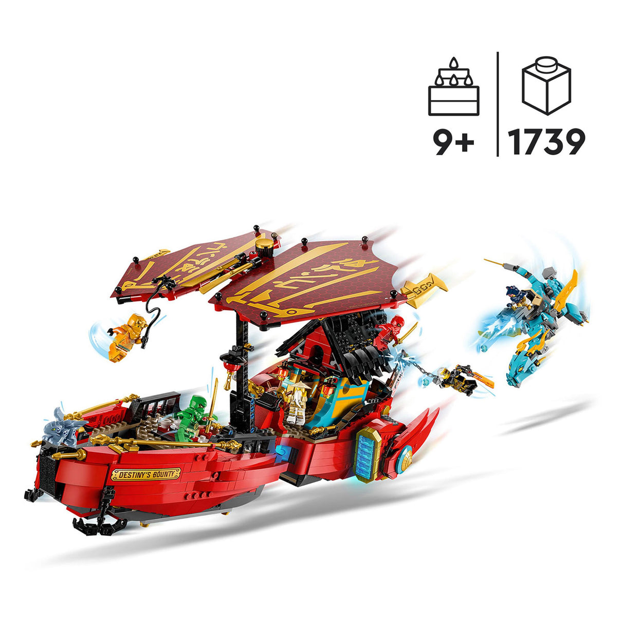Lego Lego Ninjago 71797 Destiny's Bounty -Rasse gegen die Uhr