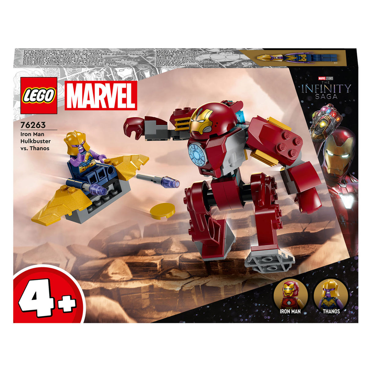 Lego super heroes 76263 iron man hulkbuster vs. thanos