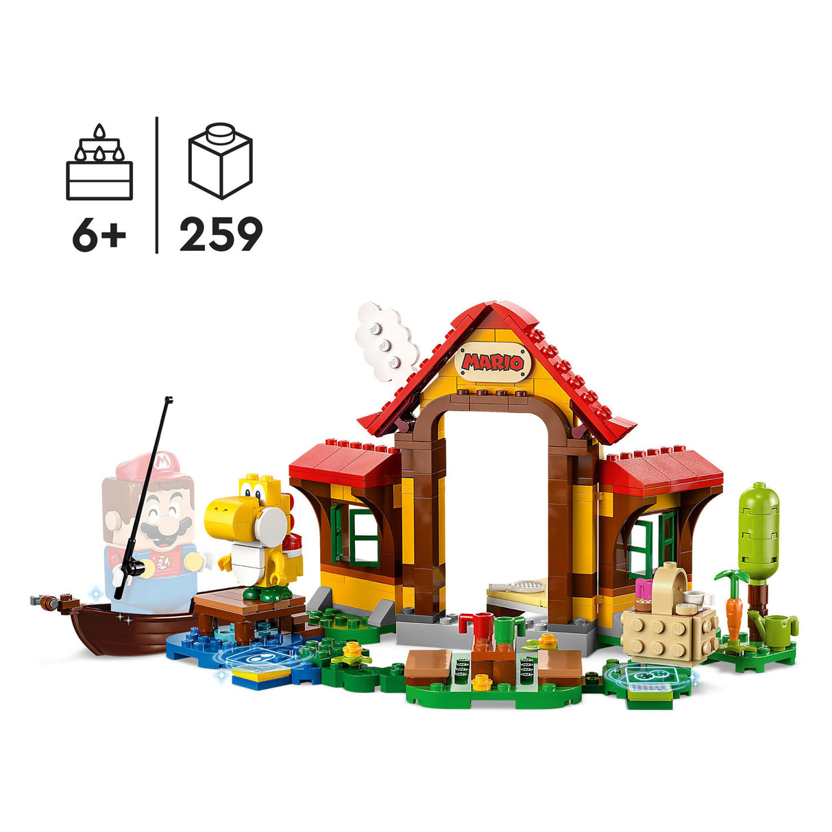 LEGO LEGO SUPER MARIO 71422 Udvidelsessæt: Picnic i Mario's House