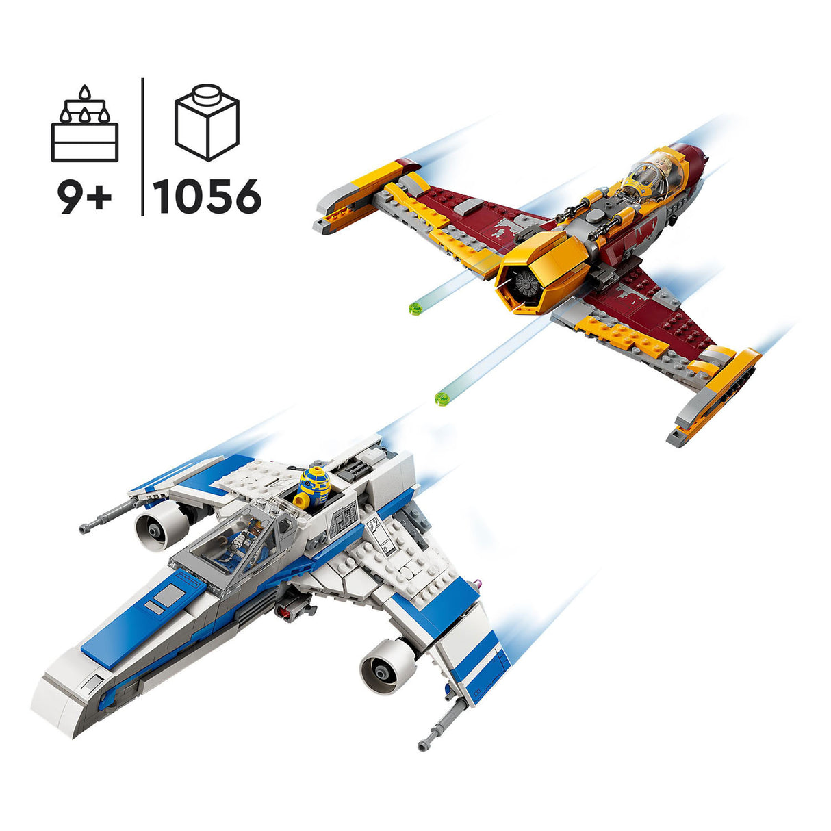 LEGO LEGO Star Wars 75364 Republic E-wing contre le spatial Starfighter de Shin Hati