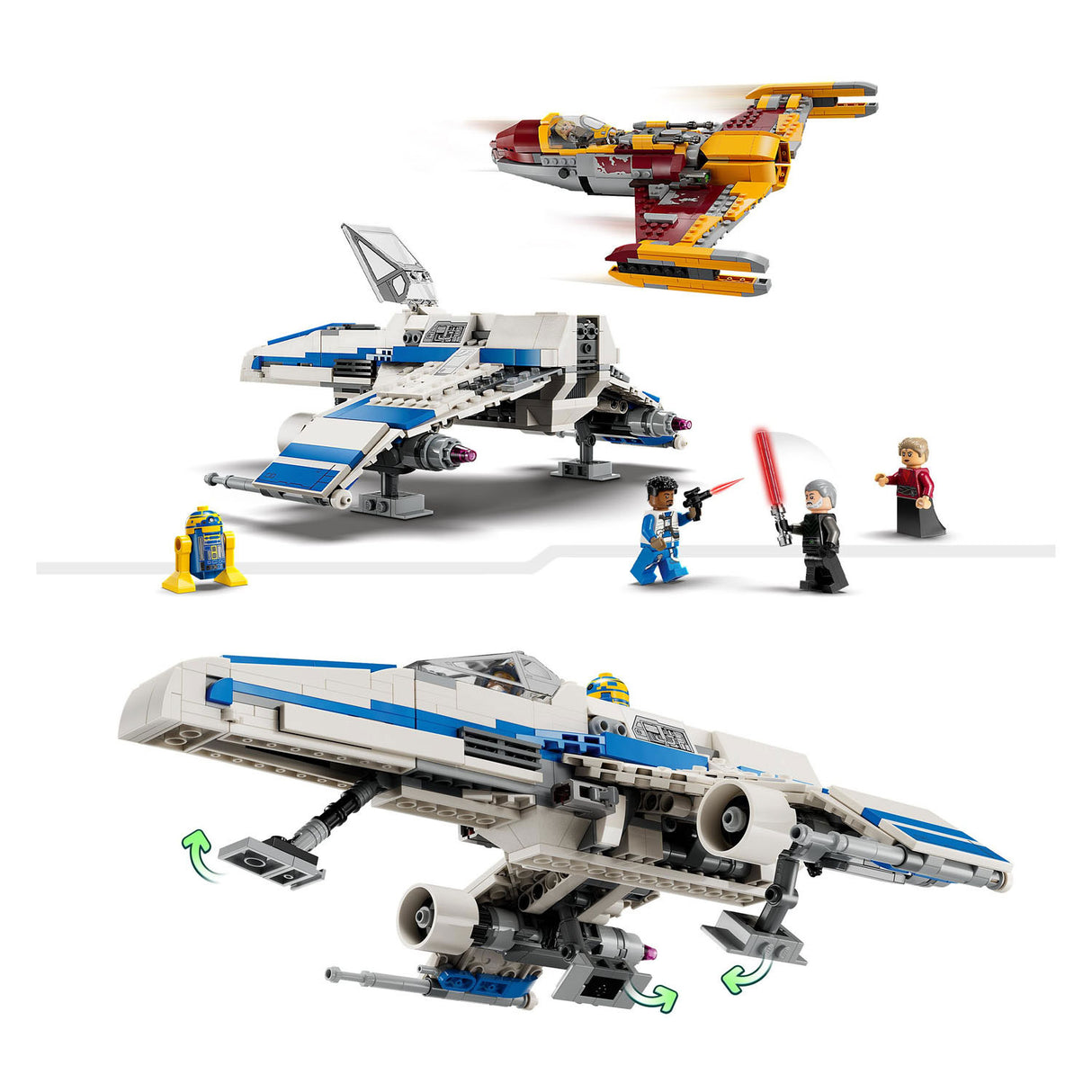 LEGO LEGO Star Wars 75364 Republic E-wing contre le spatial Starfighter de Shin Hati