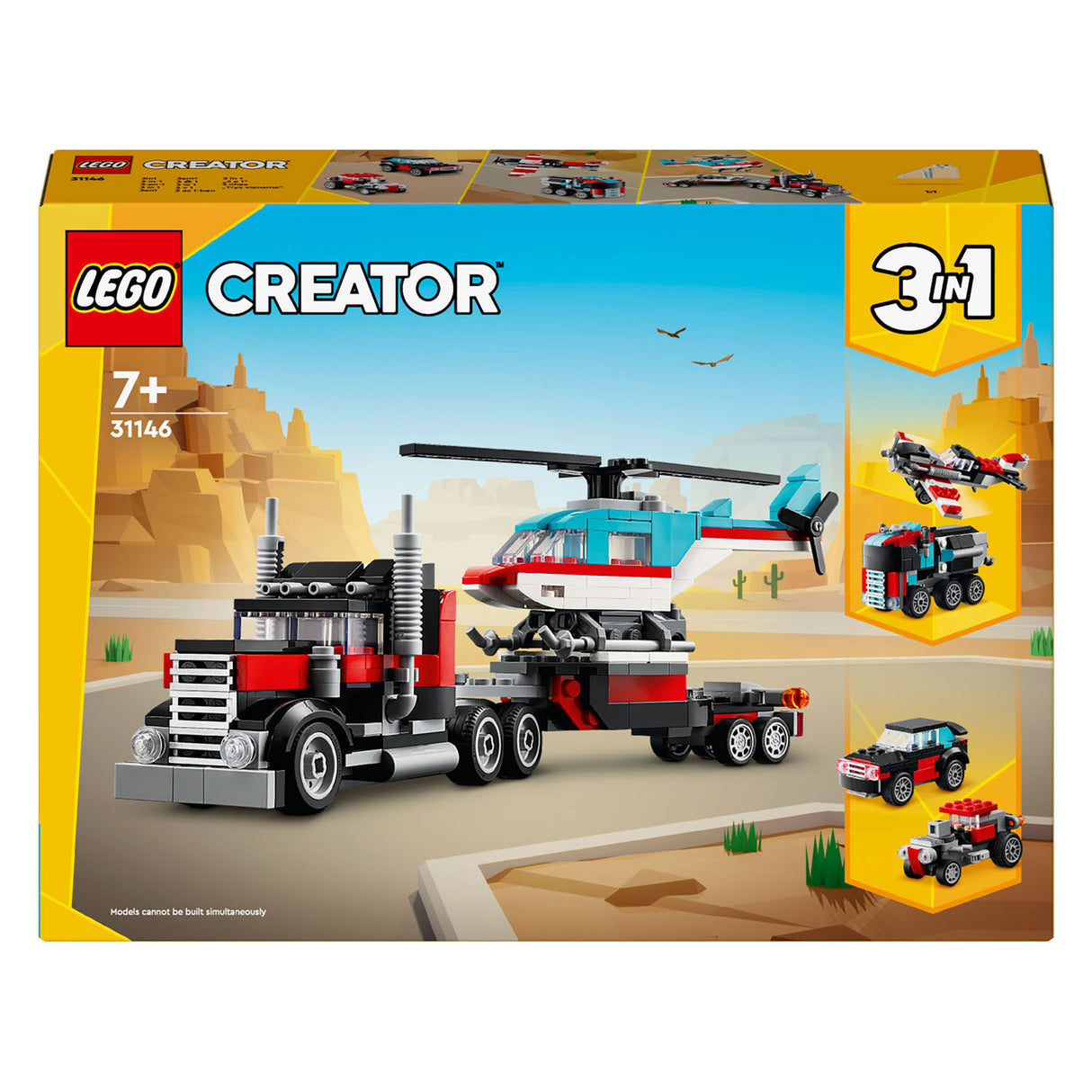 Lego Cruthaitheoir LEGO 31146 trucail le héileacaptar