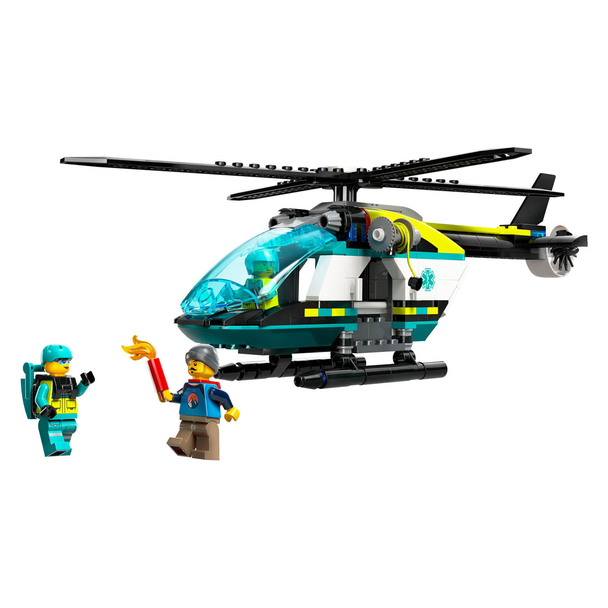 Héileacaptar Tarrthála LEGO cathrach 60405