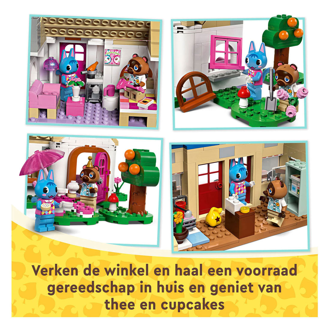 Lego animal crossing 77050 nooks corner and rosies house