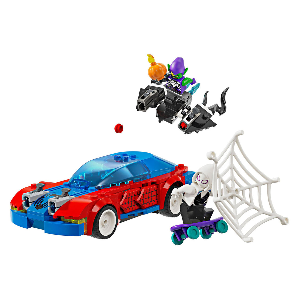 Lego Lego Super Heroes 76279 Spider-Man Racing Car e Venom Green Goblin