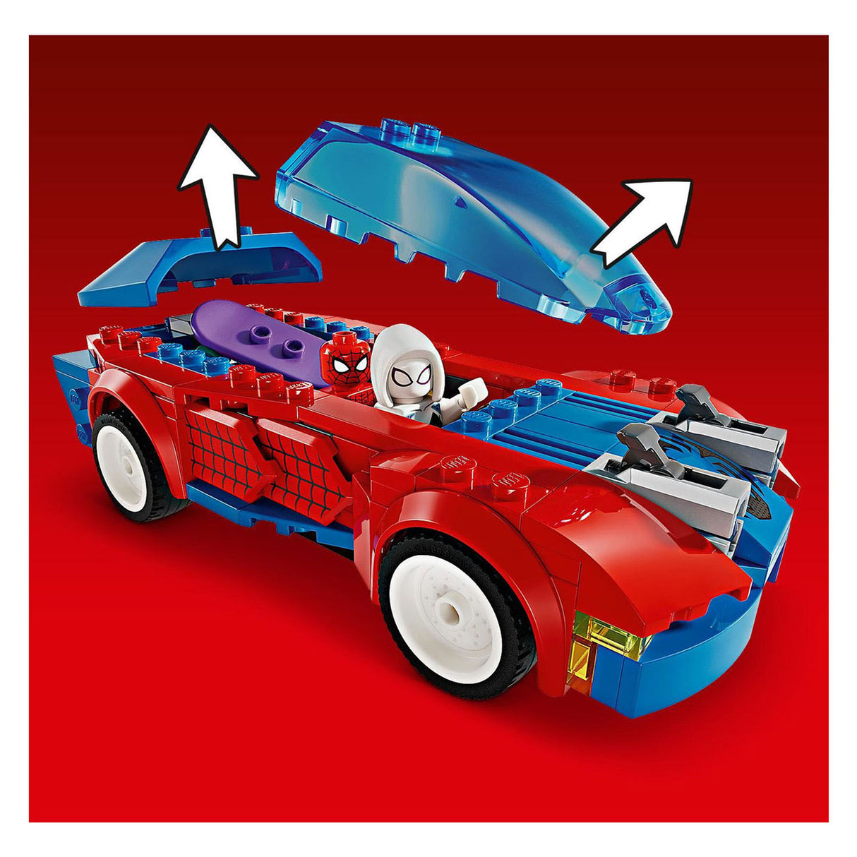 Lego Lego Super Heroes 76279 Spider-Man Racing Car e Venom Green Goblin