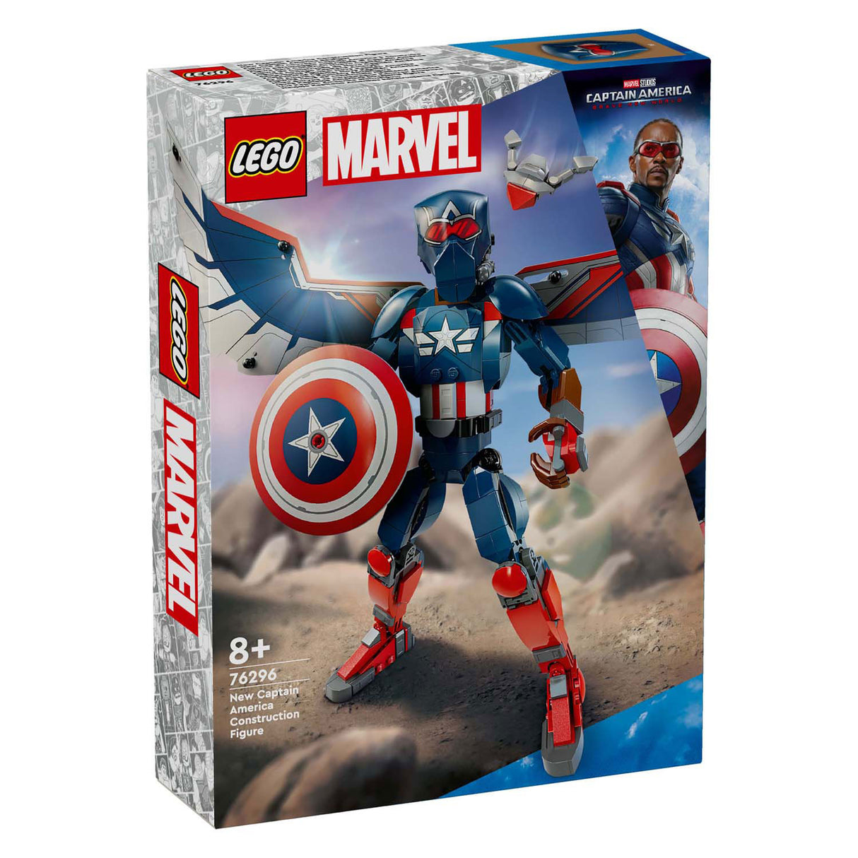 LEGO MARVEL 76296 Captain America Figura di costruzione