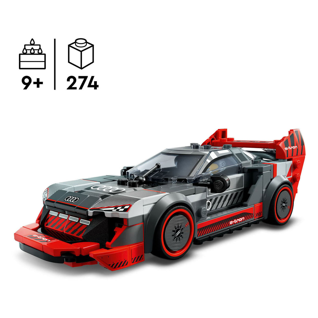 Lego speed champions 76921 audi s1 e-tron quattro racewagen