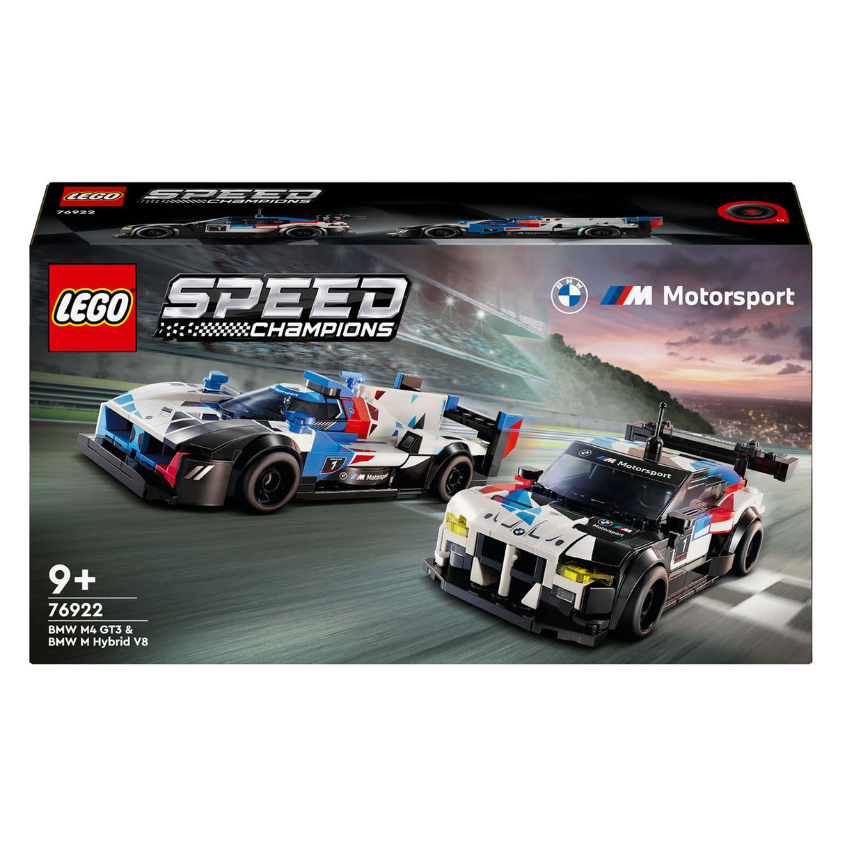 LEGO Speed Champions 76922 BMW M4 GT3 e BMW M Hybrid V8 Racing Cars