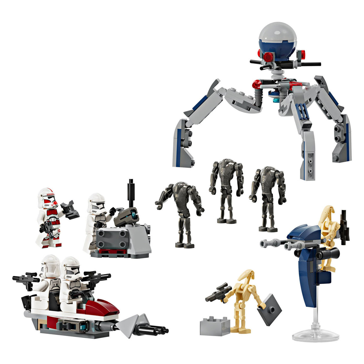 Lego Lego Star Wars 75372 Clone Trooper e Battle Droid Battle Pack