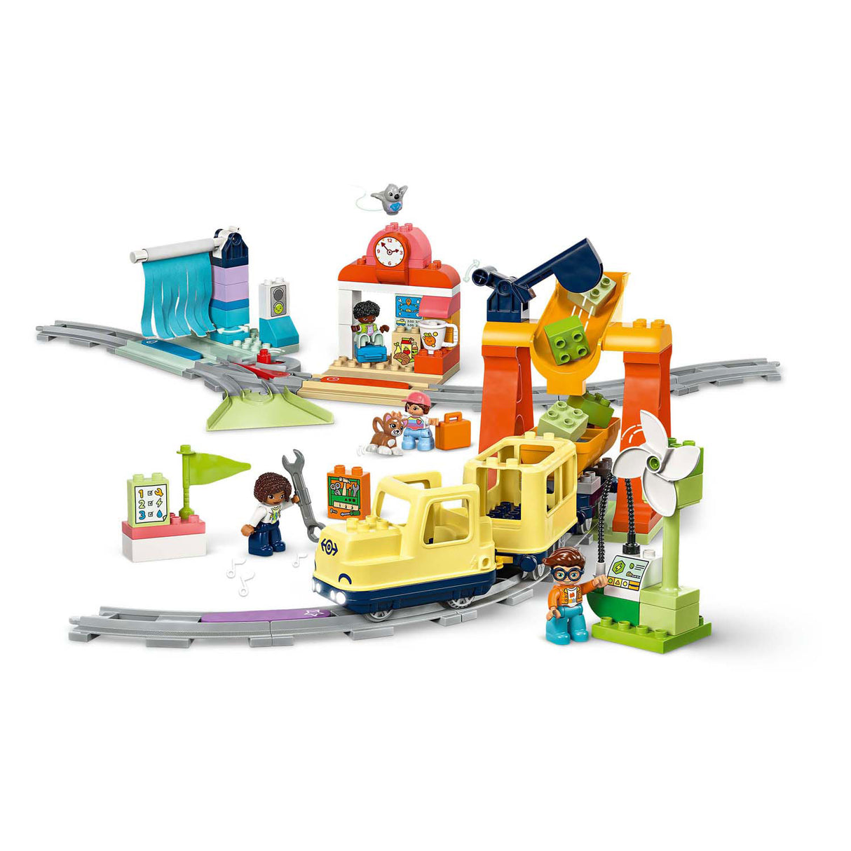 Lego Duplo Town 10428 Large Interactive Neighborhood Train