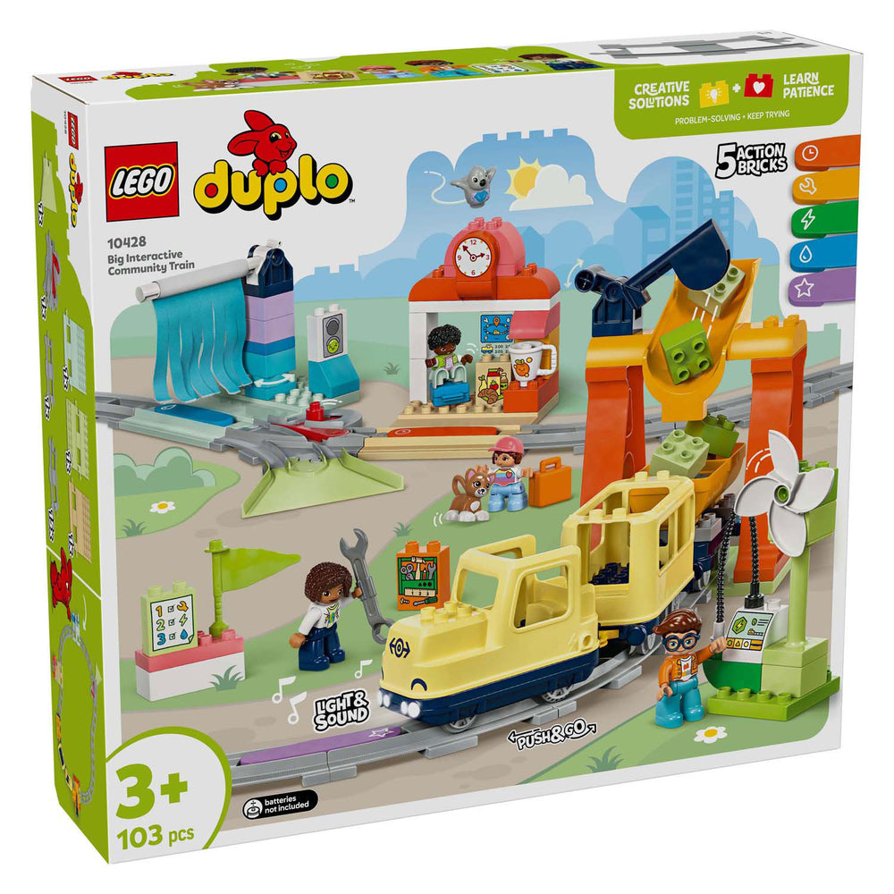 Lego Duplo Town 10428 Large Interactive Neighborhood Train