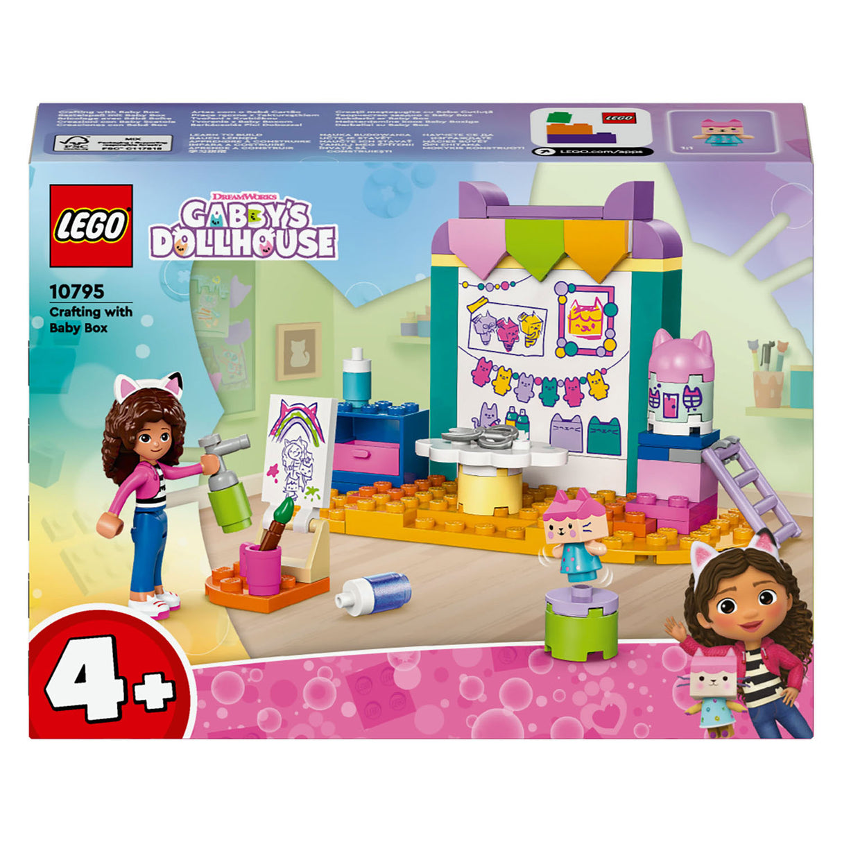 Lego Gabby's Dollhouse 10795 artigianato con baby kitty