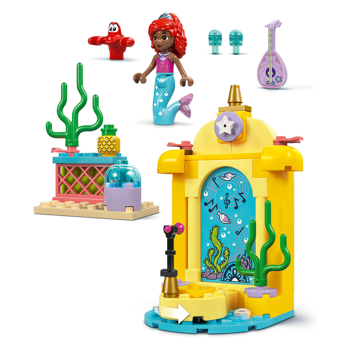 Lego disney princess 43235 ariels muziekpodium