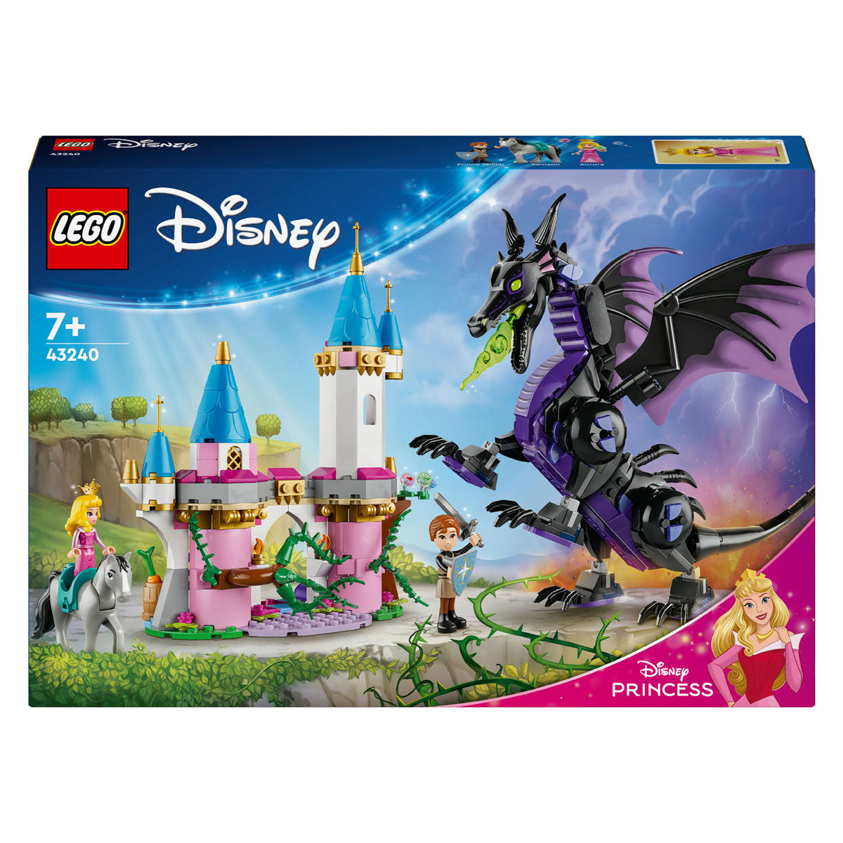 LEGO Disney Princess 43240 Maleficent in forma di drago