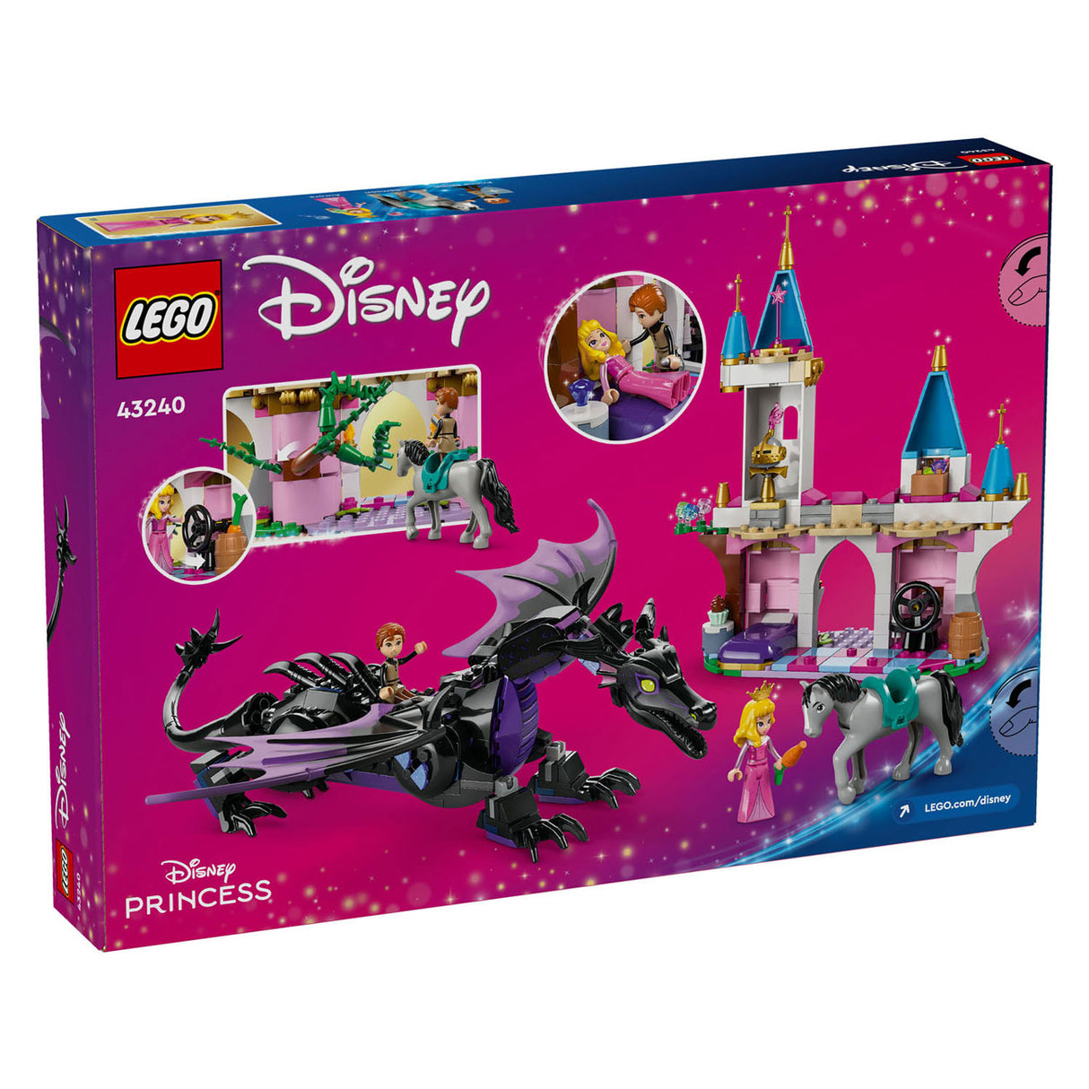 LEGO Disney Princess 43240 Maleficent in forma di drago