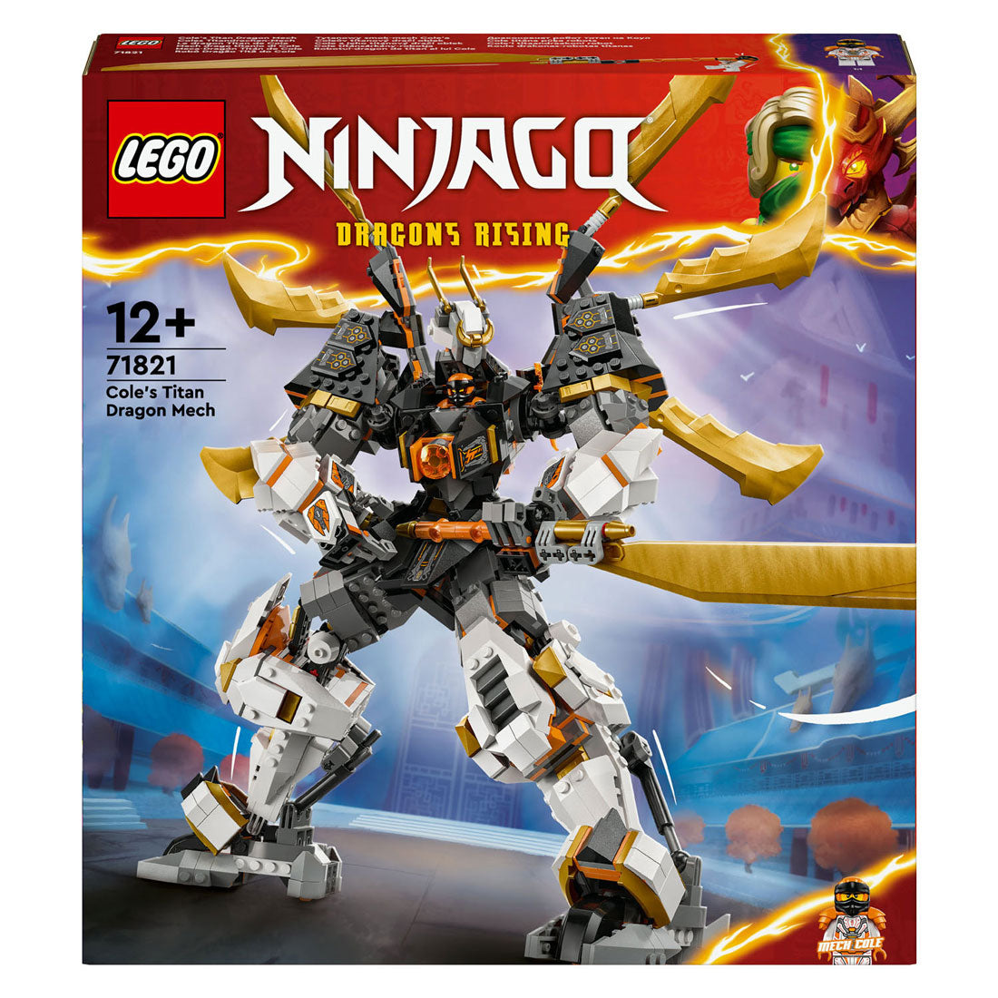Lego Ninjago 71821 Giant Dragon Mecha di Cole