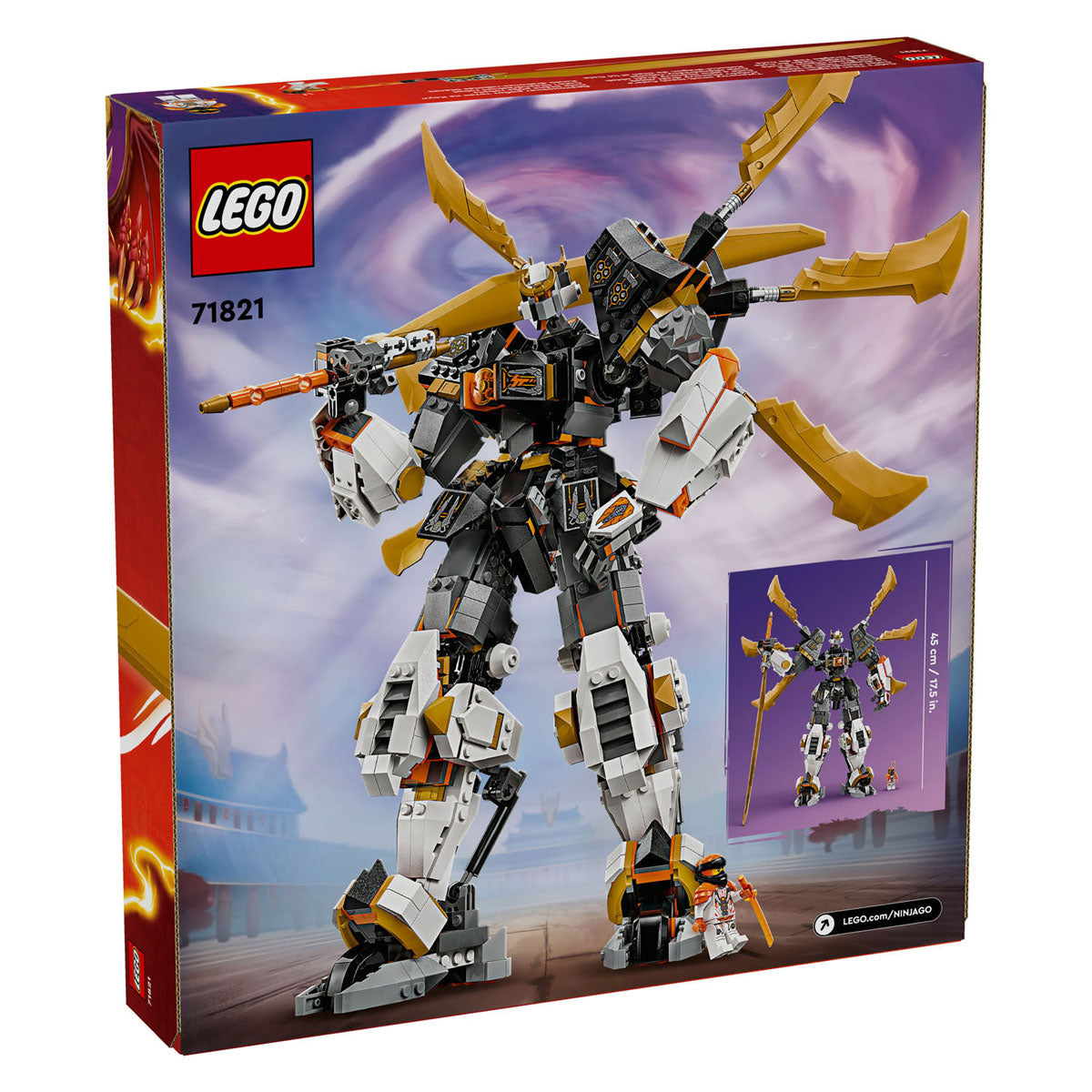 Lego Ninjago 71821 Giant Dragon Mecha di Cole