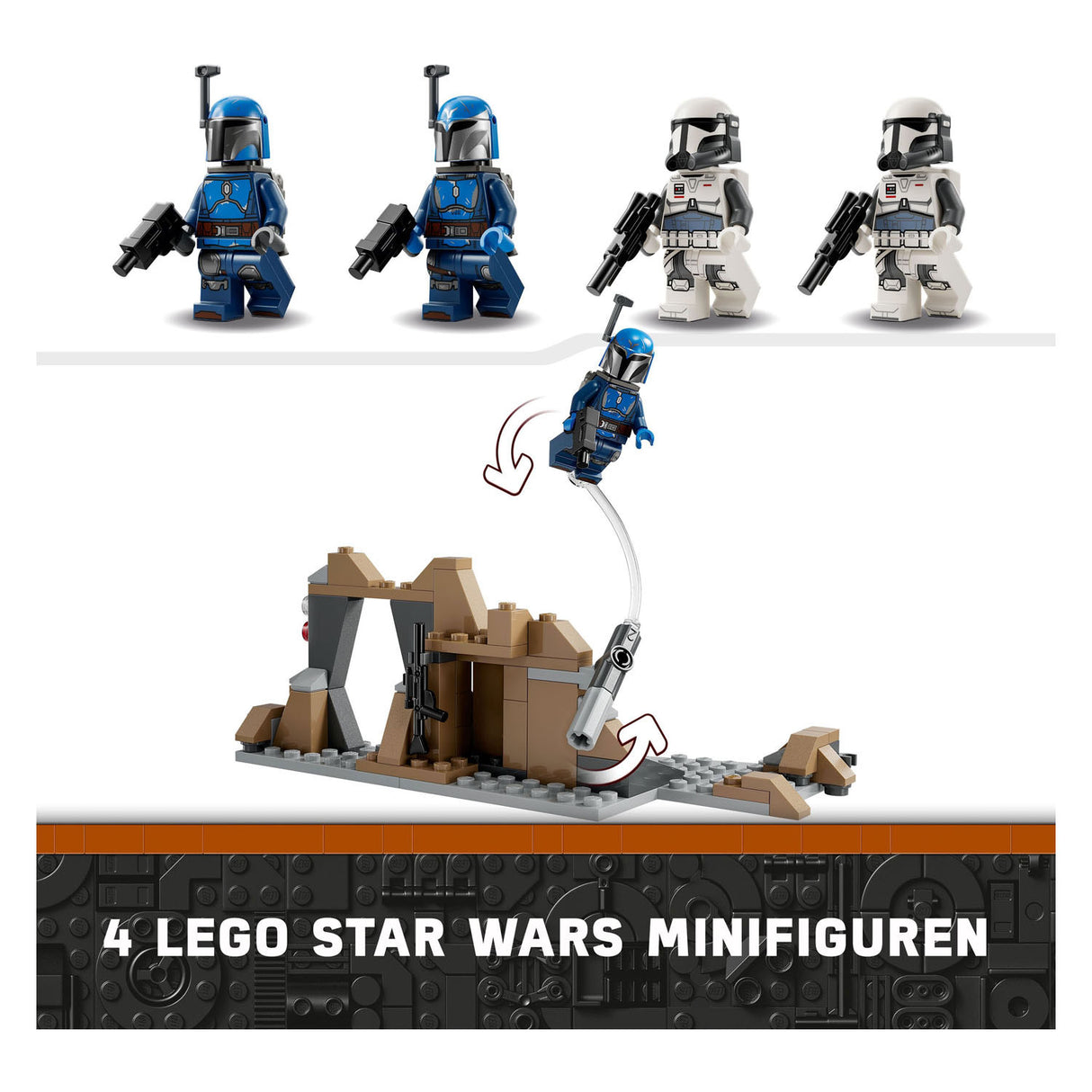 Lego star wars 75373 ambush on mandalore battle pack