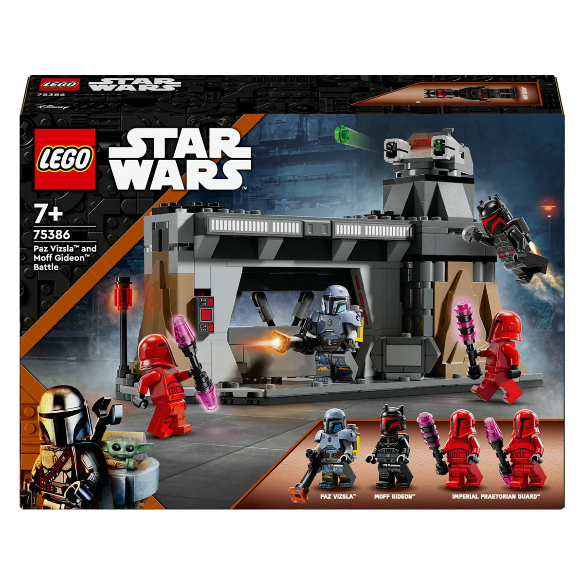 Lego Star Wars 75386 Paz Vizsla und Moff Gideon Duell
