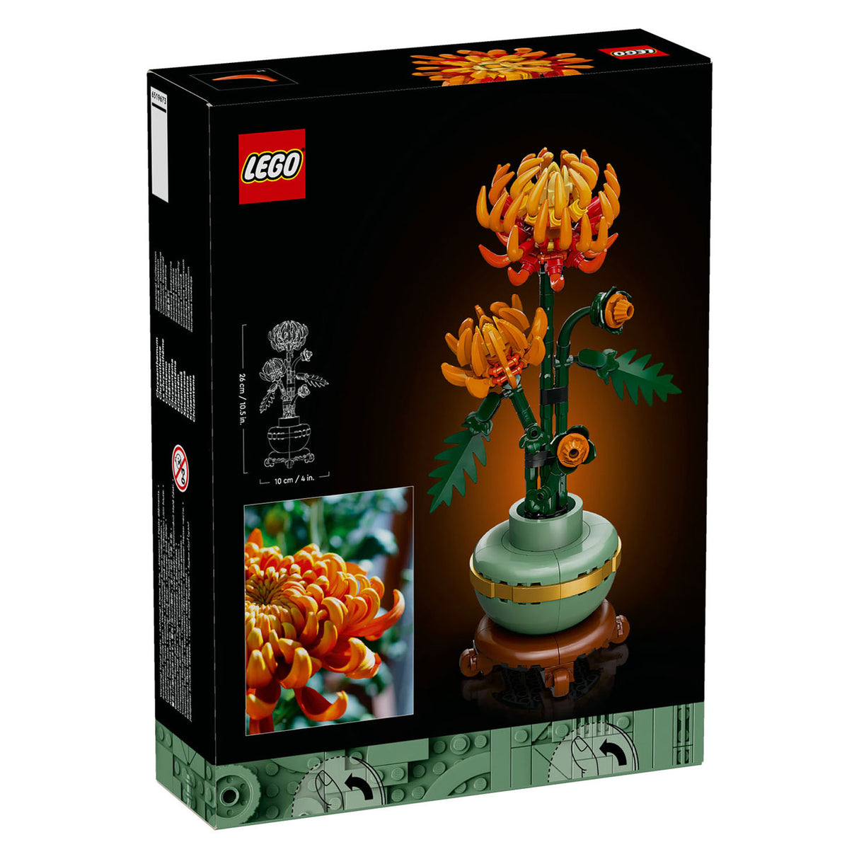 Lego 10368 icone crisantemo