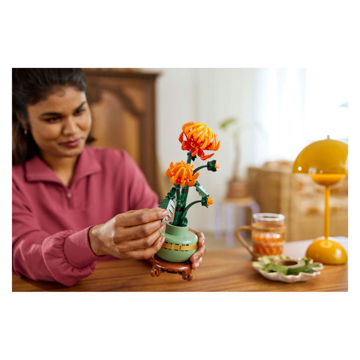 Lego 10368 icone crisantemo